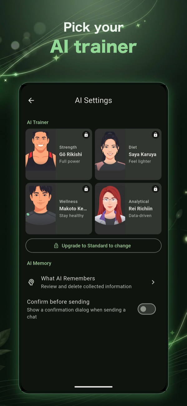 Choose your AI trainer