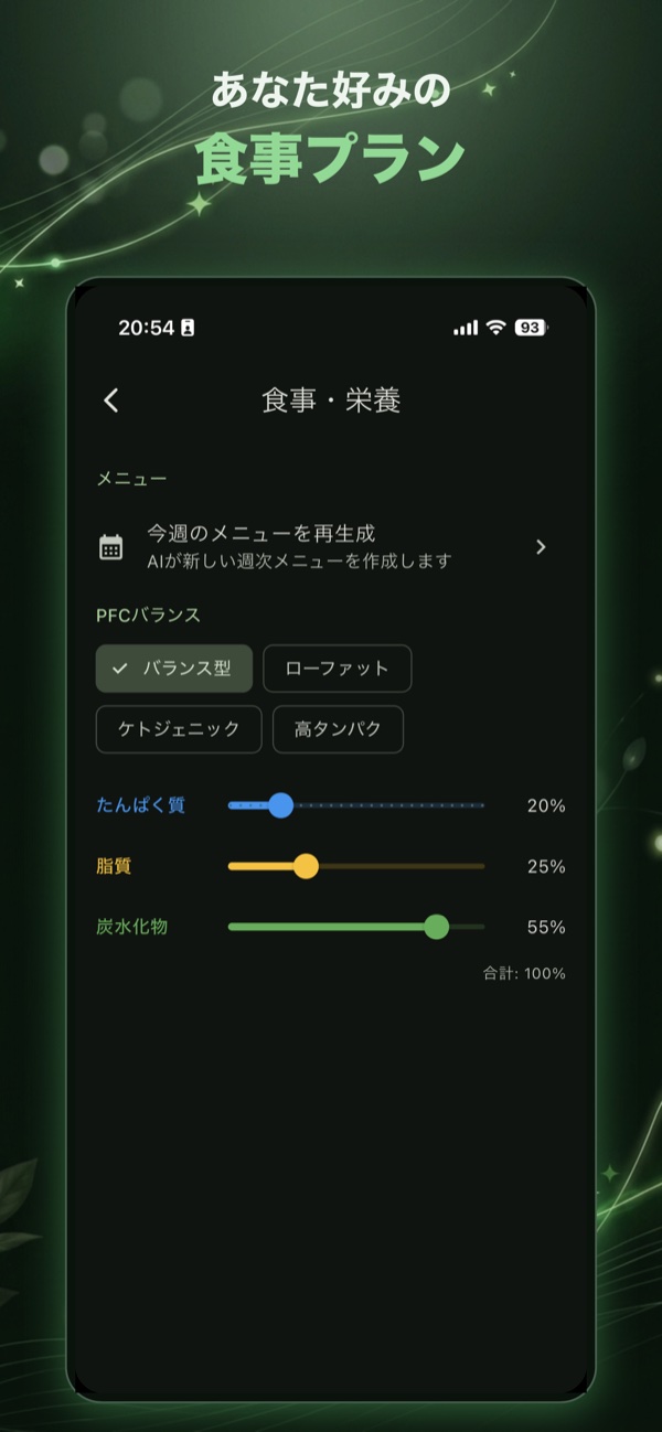 食事・栄養メニュー
